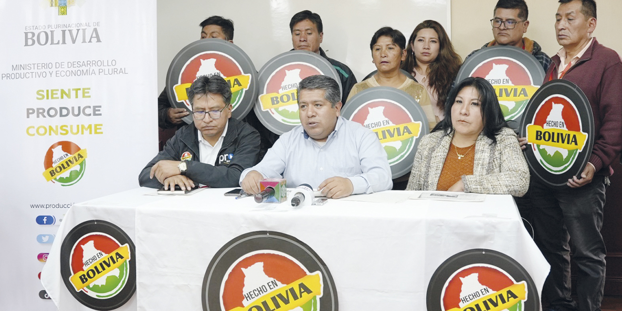 El viceministro de la Micro, Pequeña Empresa y Artesanía, Nelson Aruquipa. | Foto: RRSS