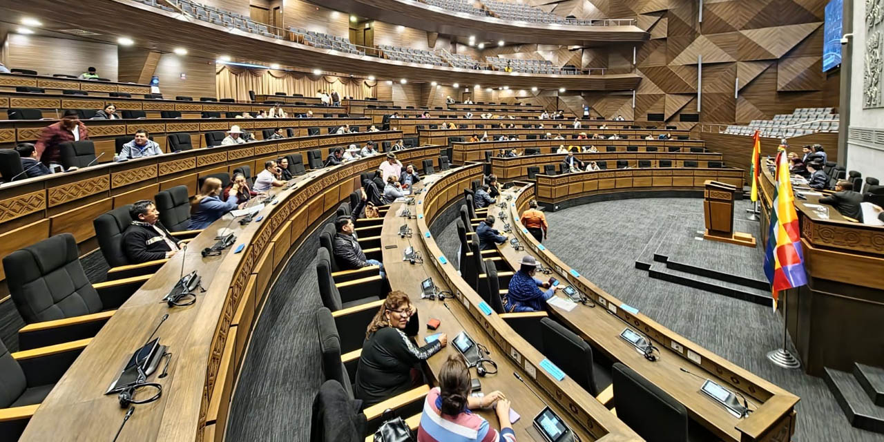 El pleno de la Cámara de Diputados. | Foto: Cámara de Diputados