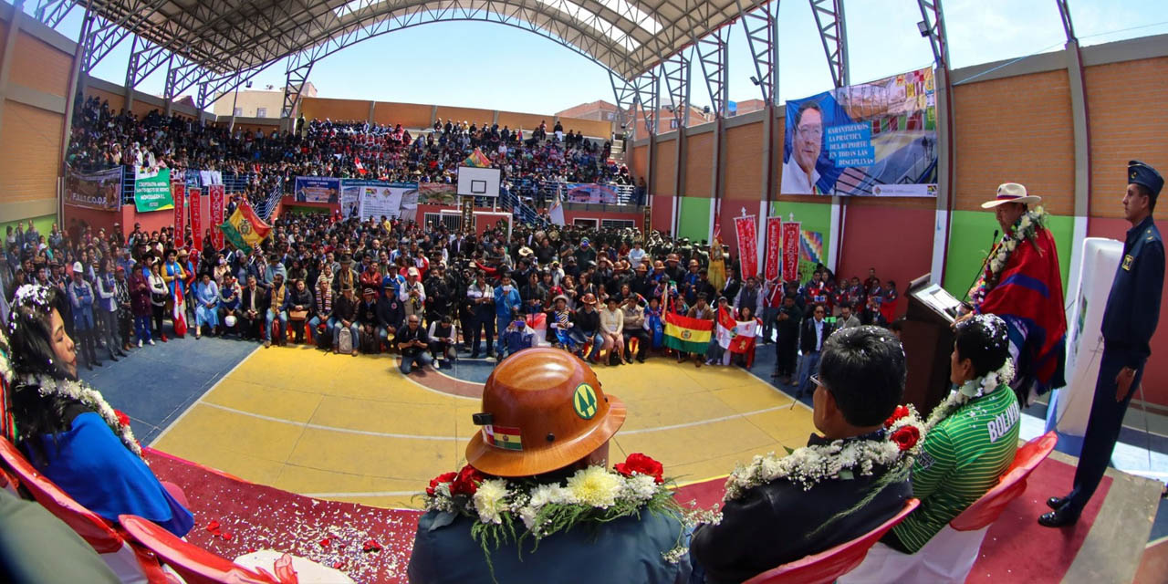 La obra se edificó conforme al diseño del proyecto que presentaron los proponentes.  Foto: Comunicación Presidencial