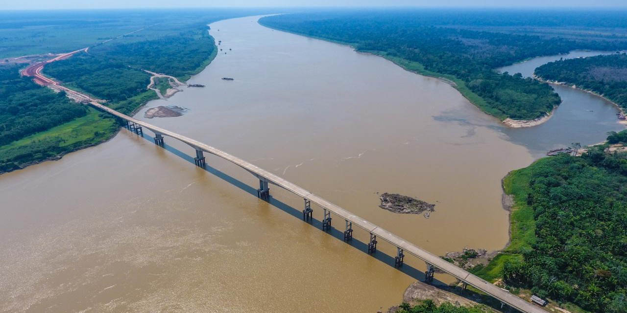 El puente Abuná, en Brasil, tiene características similares a la propuesta boliviana. | Foto: Archivo