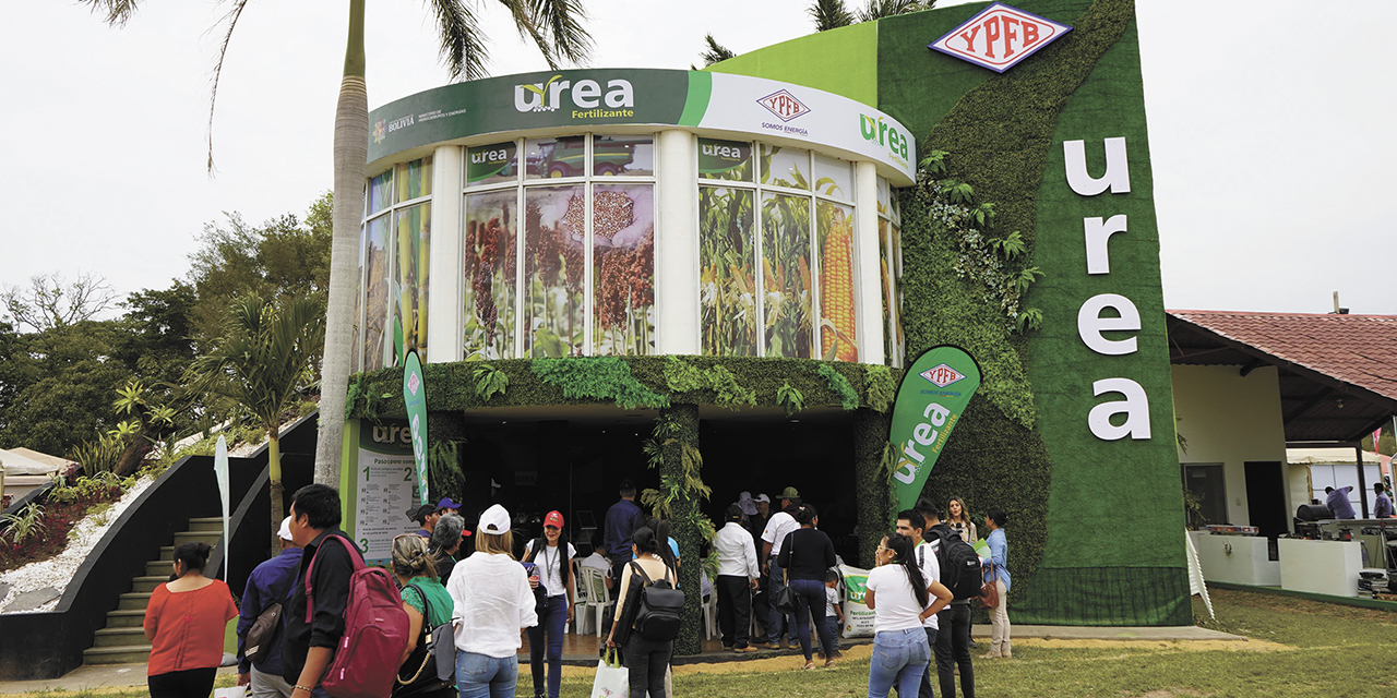 YPFB participó en la Feria Tecnológica Agrícola Vidas 2023. | Foto: YPFB