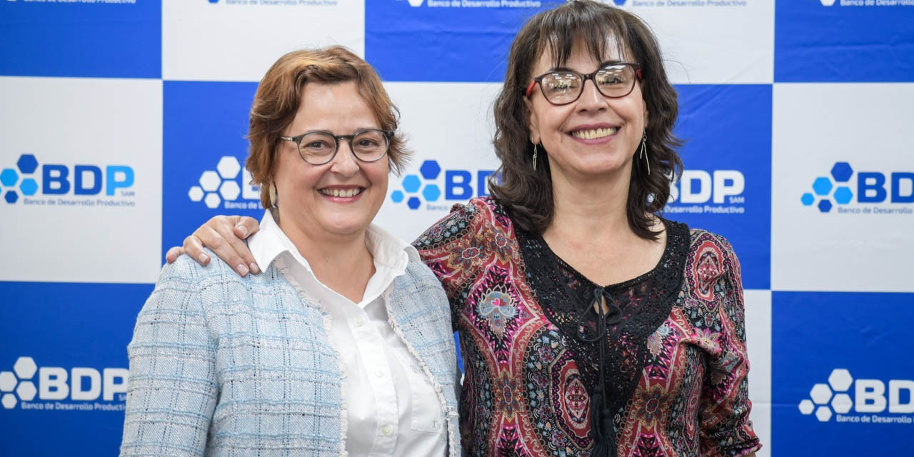 Las representantes de las entidades que rubricaron el convenio.  | Foto: BDP