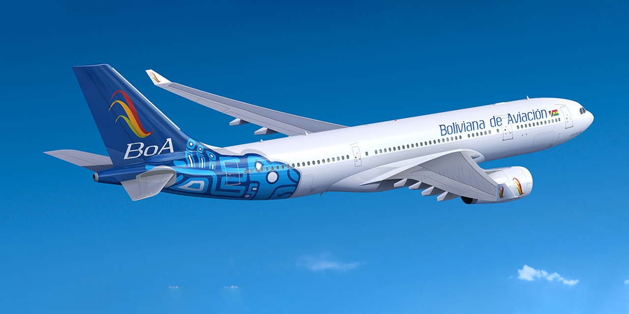 La aeronave Airbus A330 – 200. Foto: BoA.