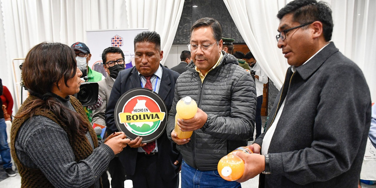 Feria de productos "Hecho en Bolivia". (Foto: Archivo)