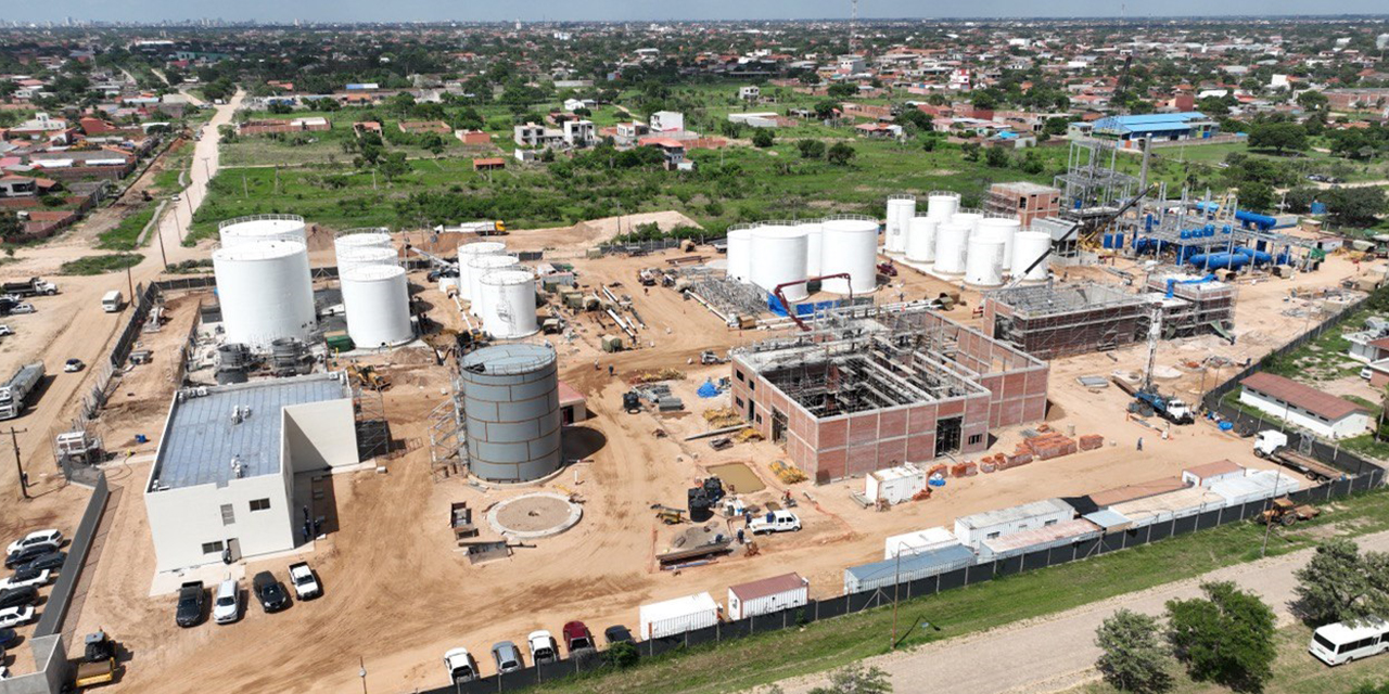 Construcción de la Planta de Biodiésel I, en Santa Cruz.