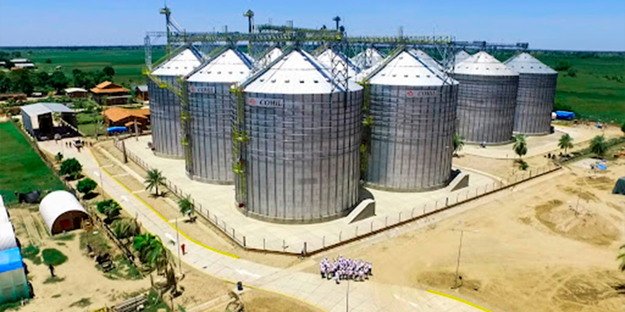 Emapa, a través de los silos, realiza una intervención estratégica para garantizar los alimentos a la población boliviana. Foto: Archivo