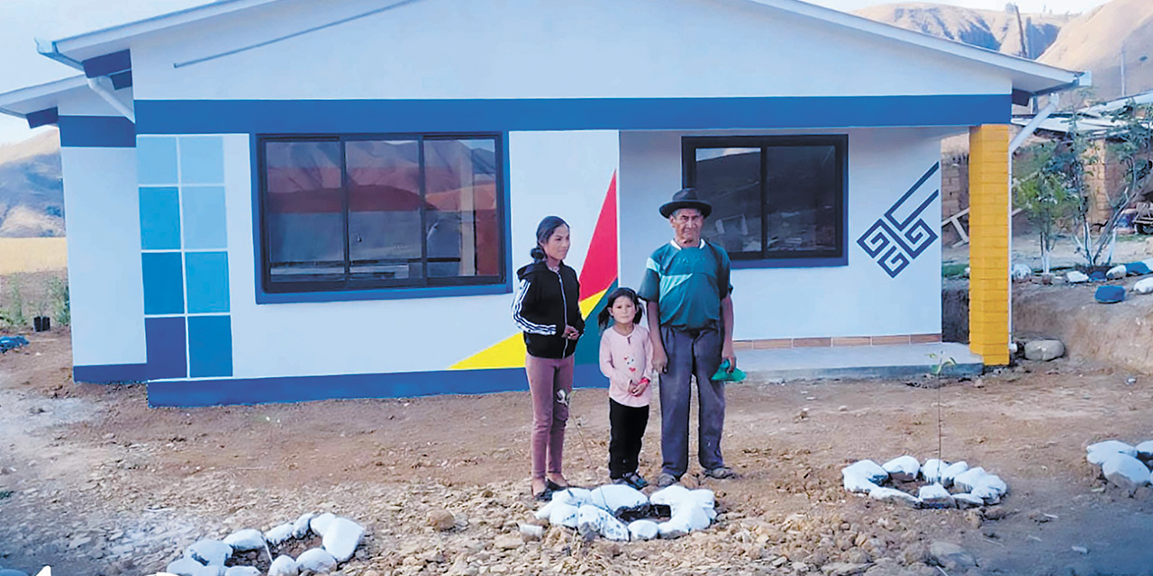 Las viviendas mejorarán la calidad de vida de las familias. Foto: Archivo