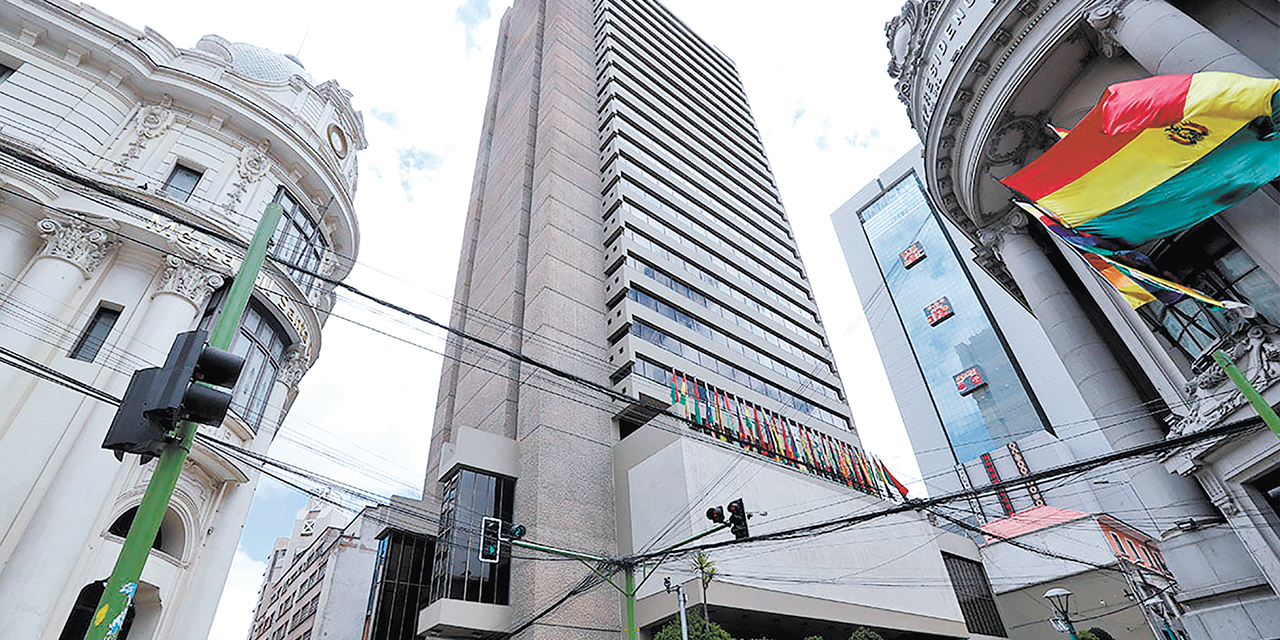 El Banco Central de Bolivia, en La Paz. Foto: Archivo