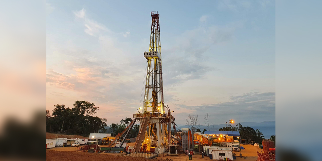 Uno de los proyectos de YPFB, el pozo Mayaya Centro-X1 IE, ubicado en el norte del departamento de La Paz.