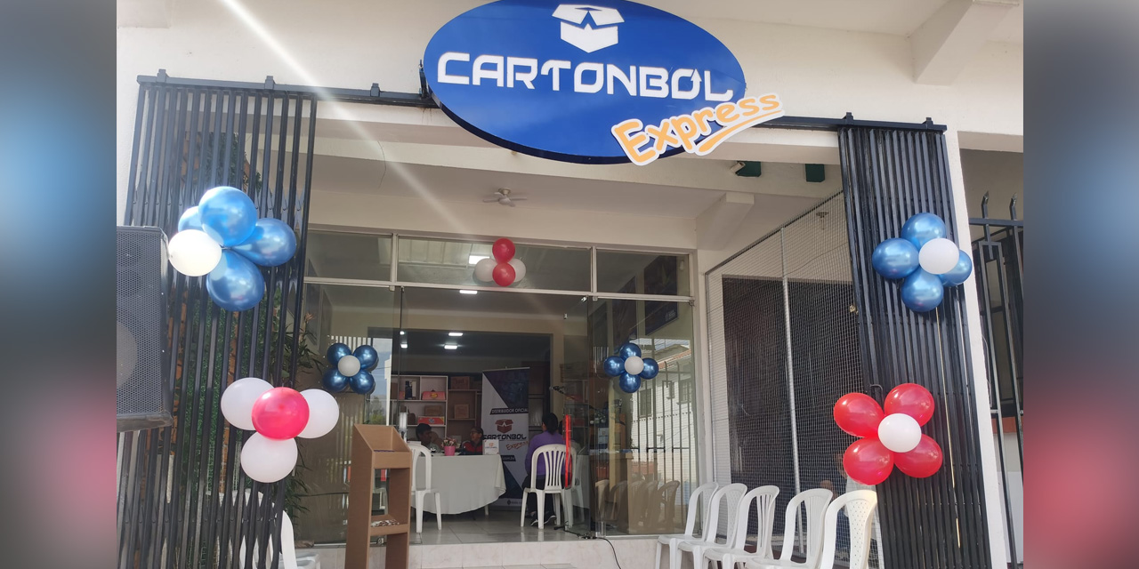 La nueva tienda de Cartonbol, en la ciudad de Tarija. Foto: RRSS.