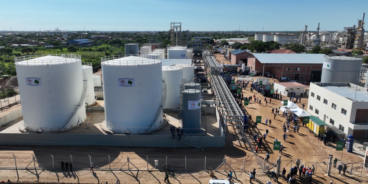 La Planta de Biodiésel de Santa Cruz inició operaciones el 26 de marzo de este año. Foto: Archivo