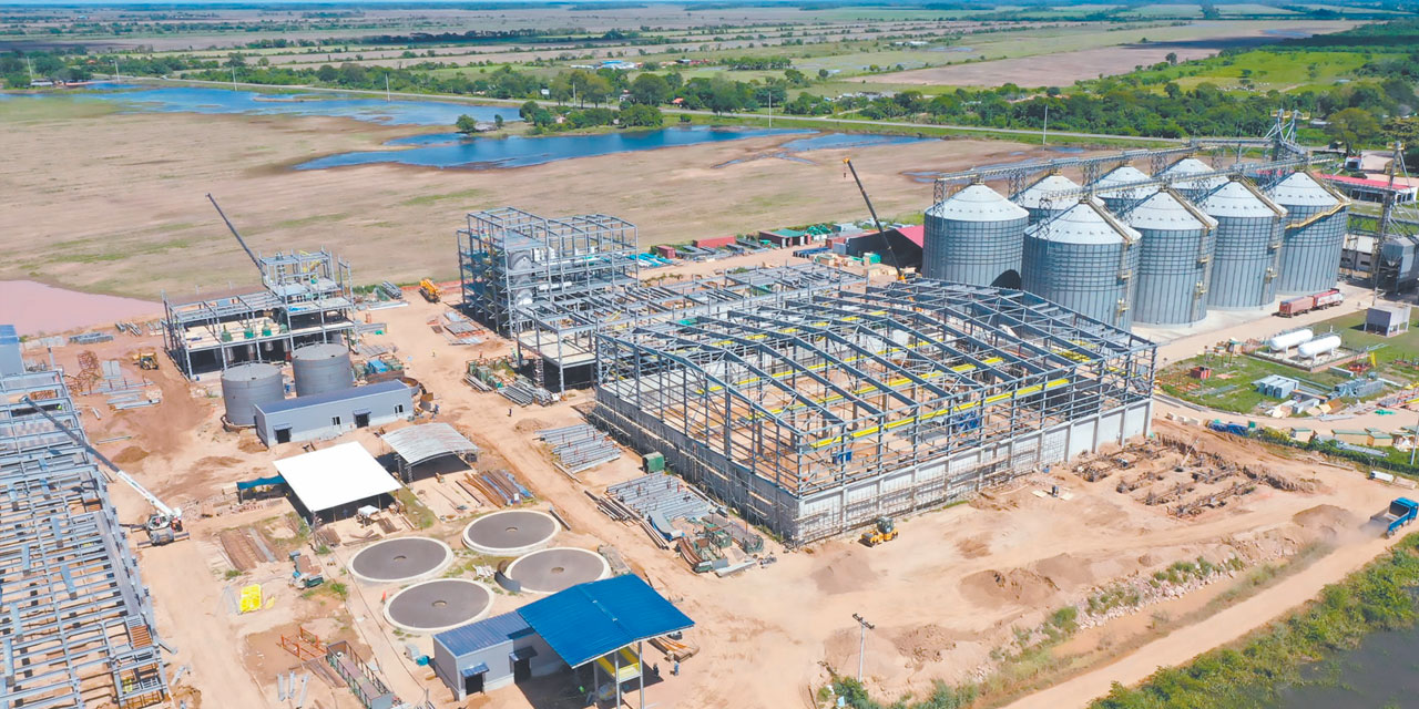 Planta Industrial de Transformación de Subproductos de Soya, en San Julián. Foto: Archivo