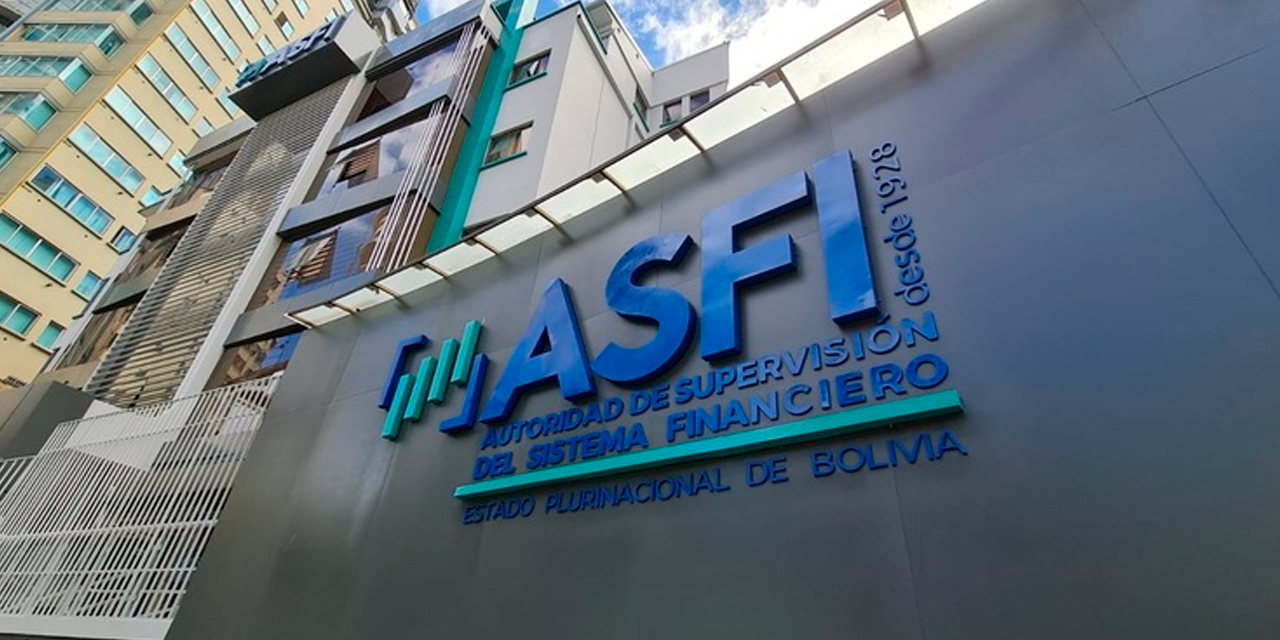 Edificio de la Autoridad de Supervisión del Sistema Financiero (ASFI), en La Paz. Foto: Archivo