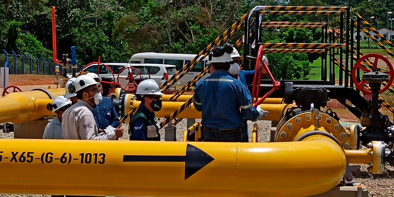 El gasoducto de Bolivia hacia Argentina para el transporte del energético. Foto: YPFB