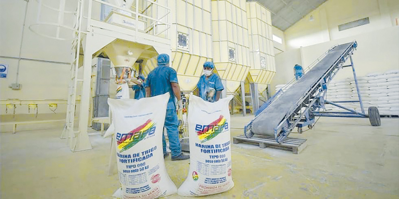 Las plantas industriales que construyó el presidente Luis Arce fomentan el acopio de granos.| Foto: Emapa