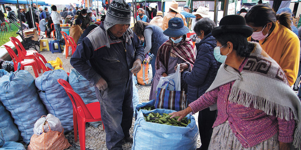 Las ferias del peso y precio justo se desarrollan con frecuencia en los nueve departamentos del país. Foto: Archivo