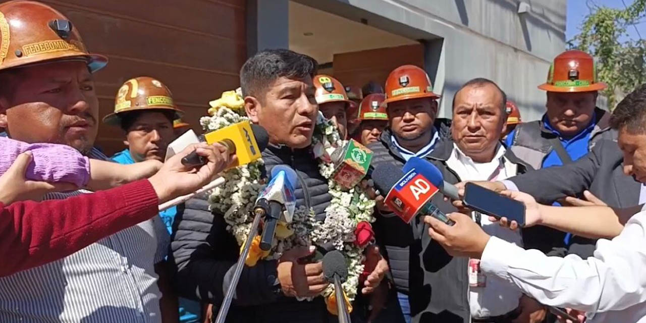 García en contacto con la prensa. Foto: Captura