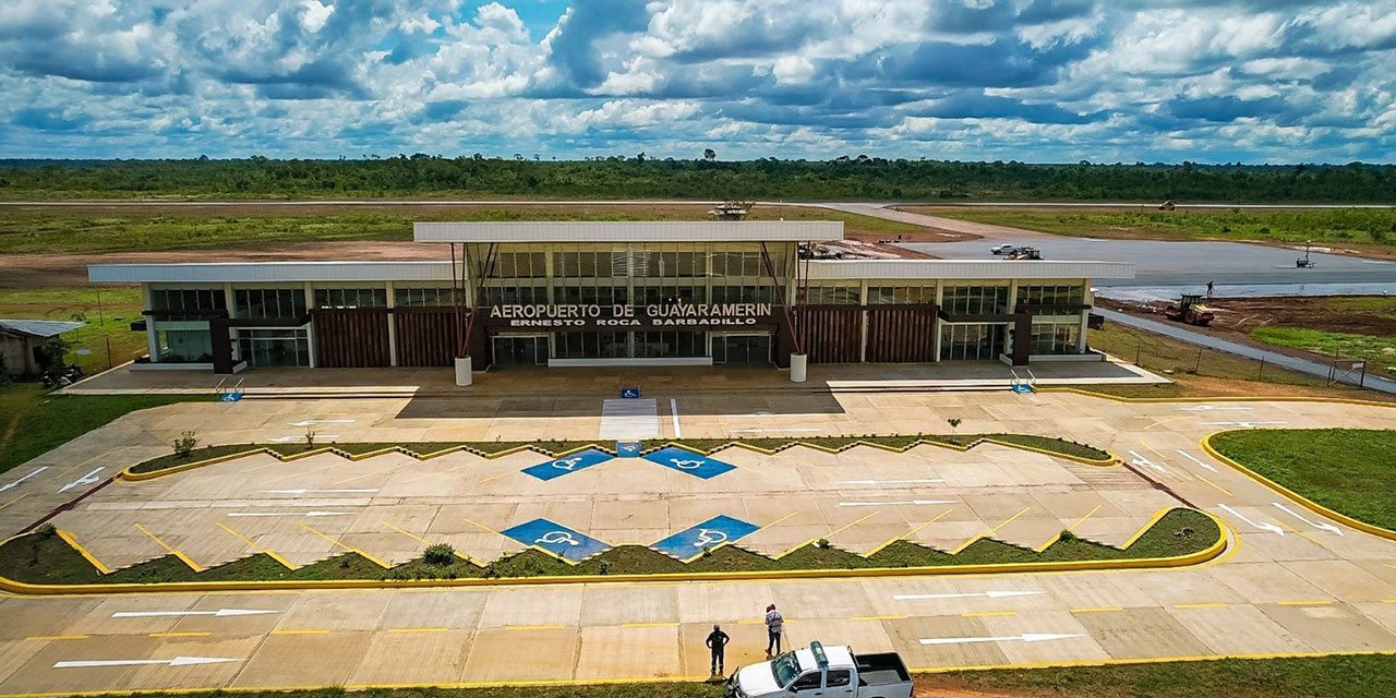 La terminal aérea de Guayaramerín. Foto: Archivo