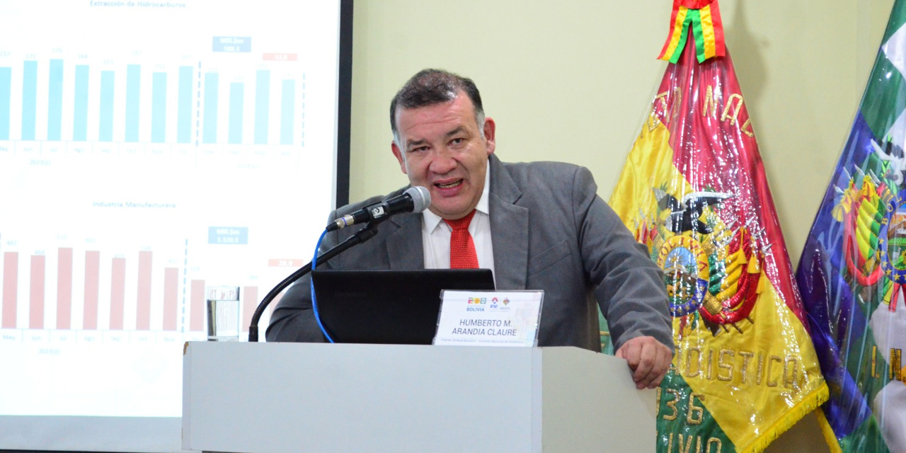 El director del Instituto Nacional de Estadística (INE), Humberto Arandia. Foto: INE