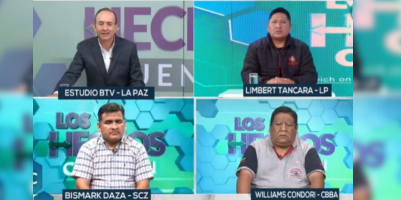 Imagen: Captura Bolivia Tv.