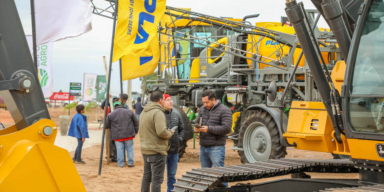 Maquinaria agrícola en la Expo Agro 2024 en Santa Cruz. Foto: Fexpocruz