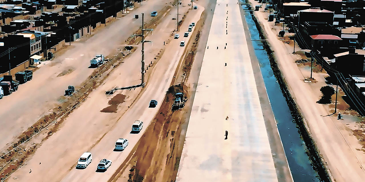 Una parte de Río Seke, en la ciudad de El Alto. | Foto: Archivo