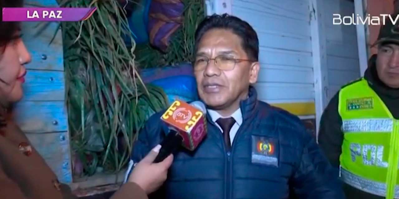 El viceministro de Defensa del Consumidor, Jorge Silva, en contacto con Bolivia Tv. Imagen: Captura