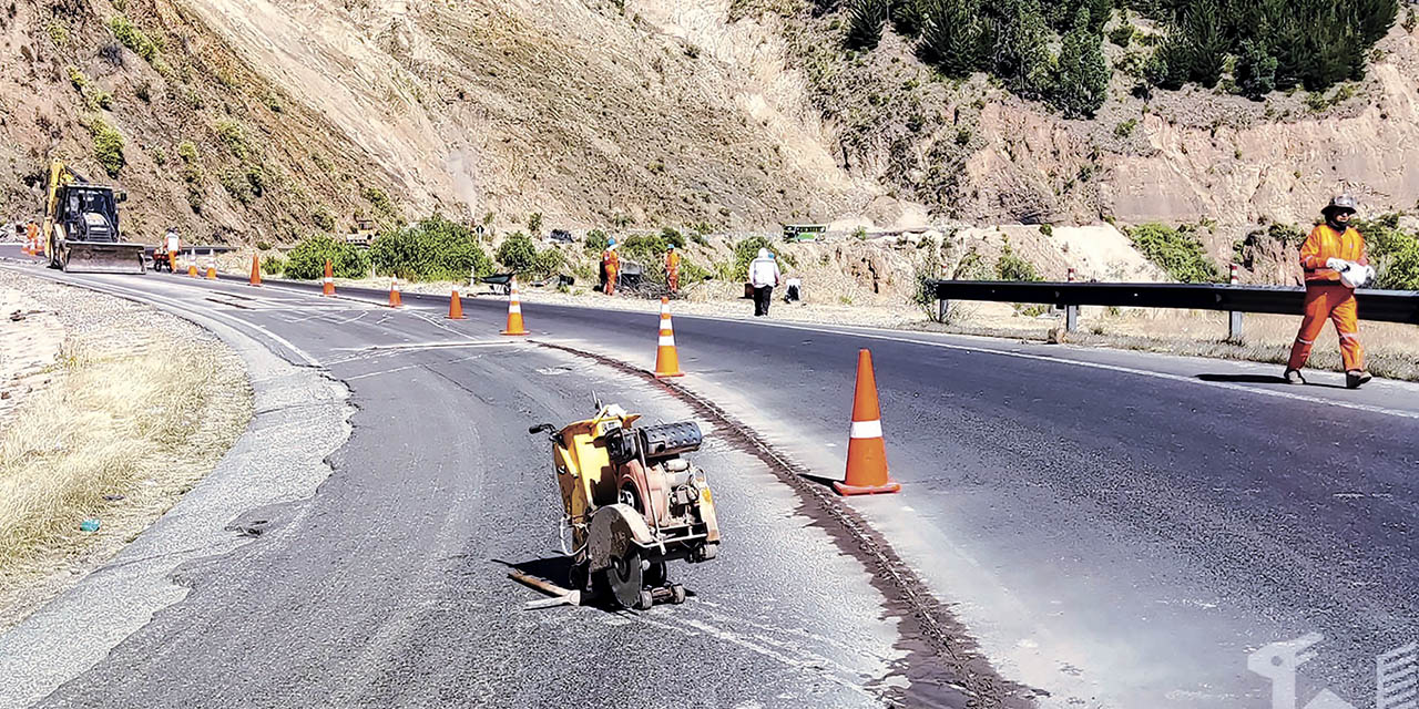 Parte de la ruta Bombeo-Colomi. | Foto: EBC