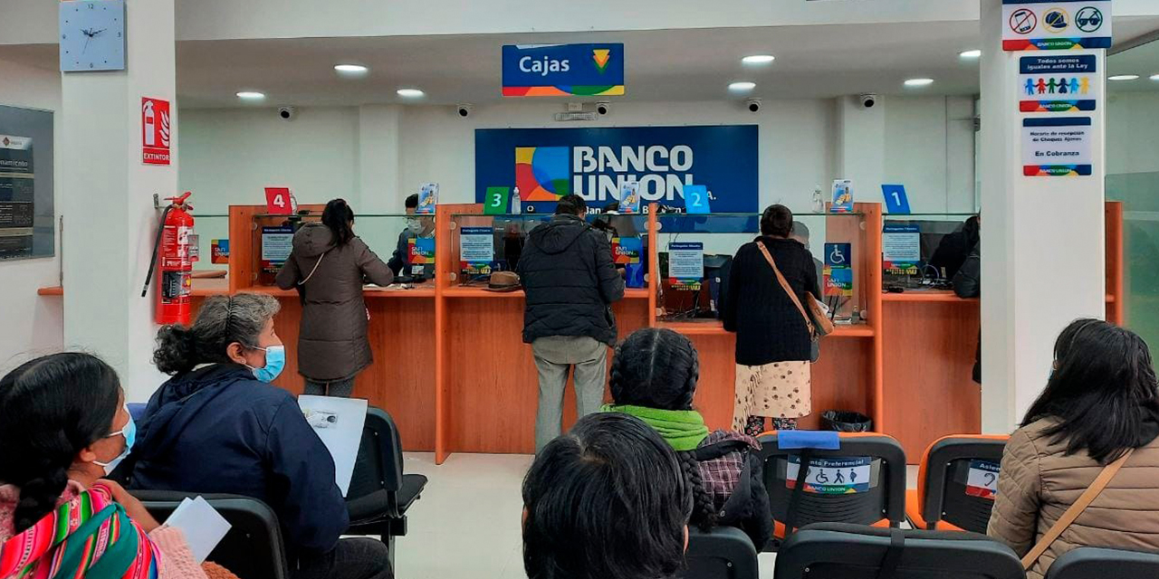 Una agencia del Banco Unión. Foto: Archivo