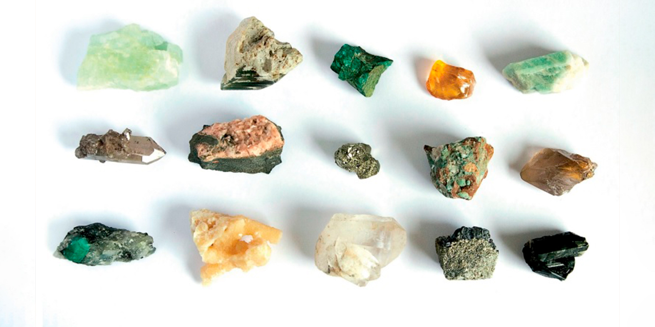 Muestra de diversos minerales críticos. Foto: WEB