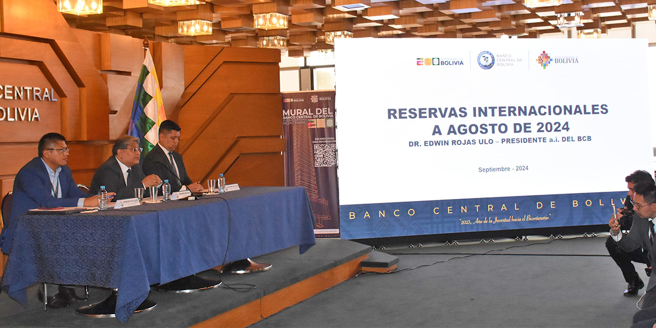 Las reservas Internacionales de Bolivia crecen $us 1.905 millones a pesar de los retos globales