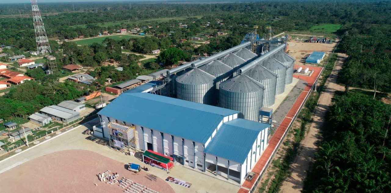 Los silos de Emapa en San Andrés, Beni. Foto: Archivo