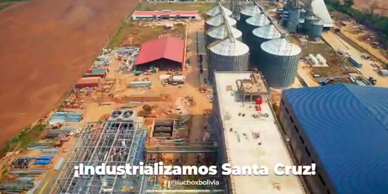 La Planta Industrial de Transformación de Subproductos de Soya está ubicada en el municipio de San Julián, en Santa Cruz.