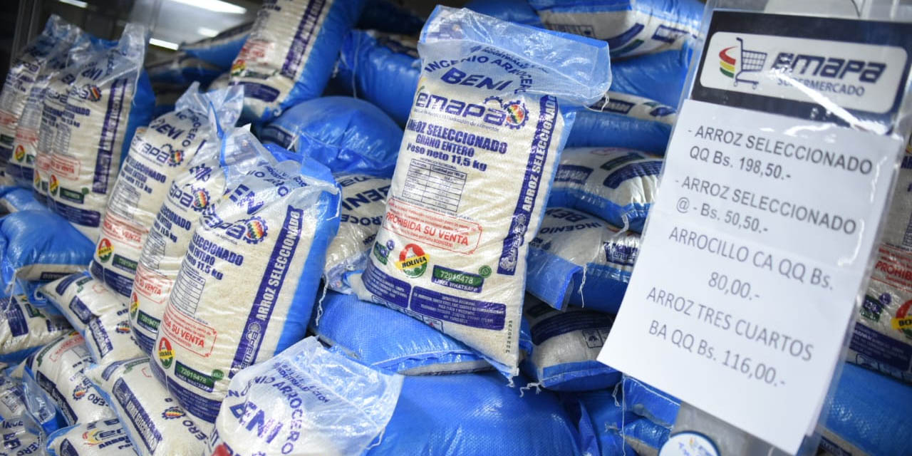 Emapa importará arroz “para distribuir masivamente” y evitar el sobreprecio en los mercados 