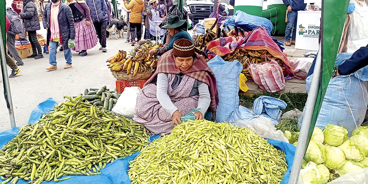 Las ferias Del Campo a la Olla llegarán este fin de semana a La Paz y Sucre. 