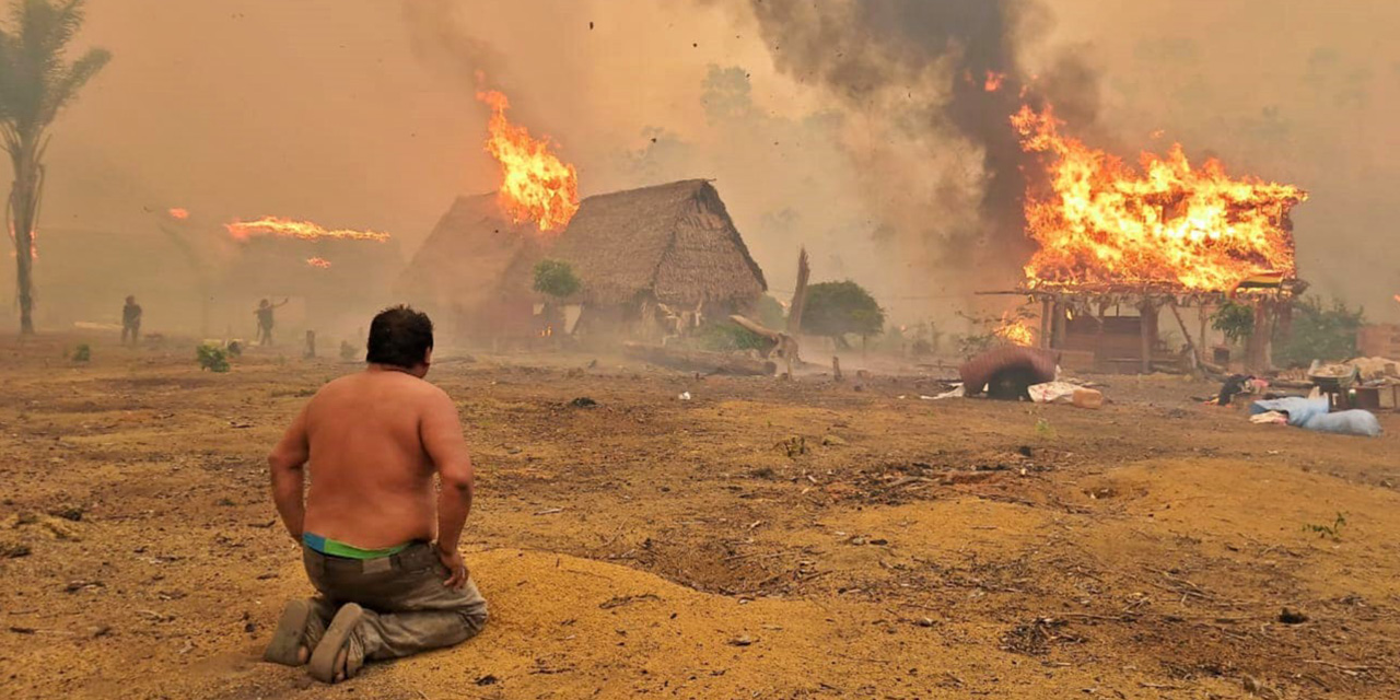 Gobierno reconstruirá 22 viviendas arrasadas por los incendios forestales en Beni