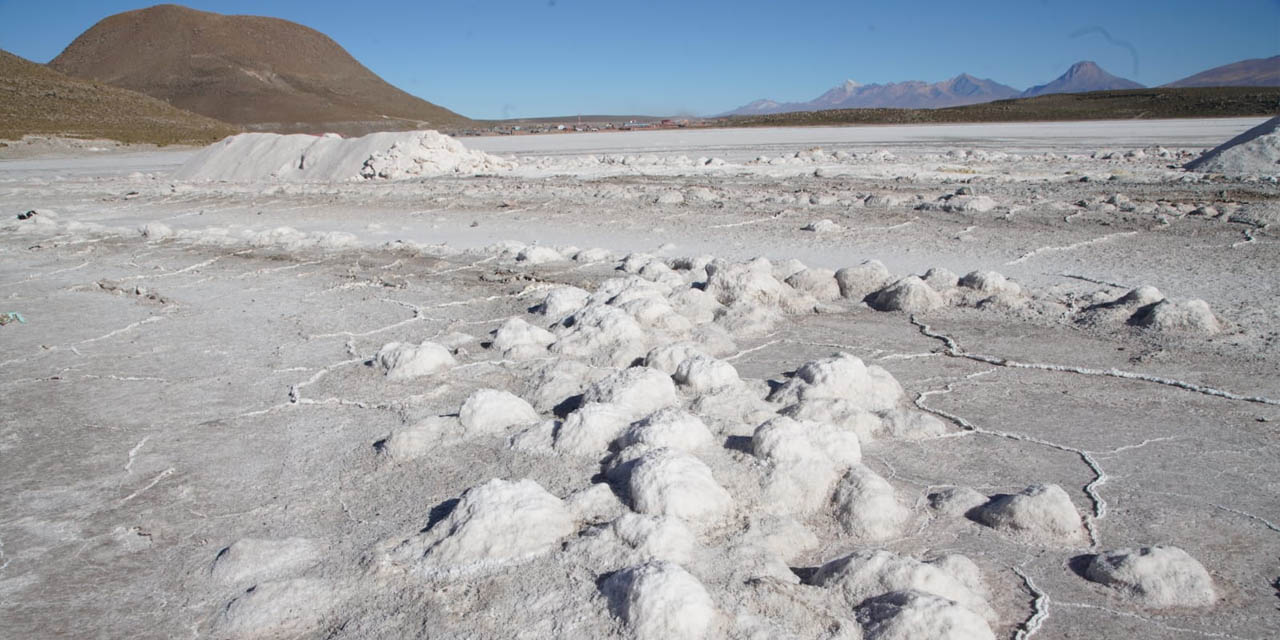 El salar de Coipasa, en Oruro. Foto: Archivo.