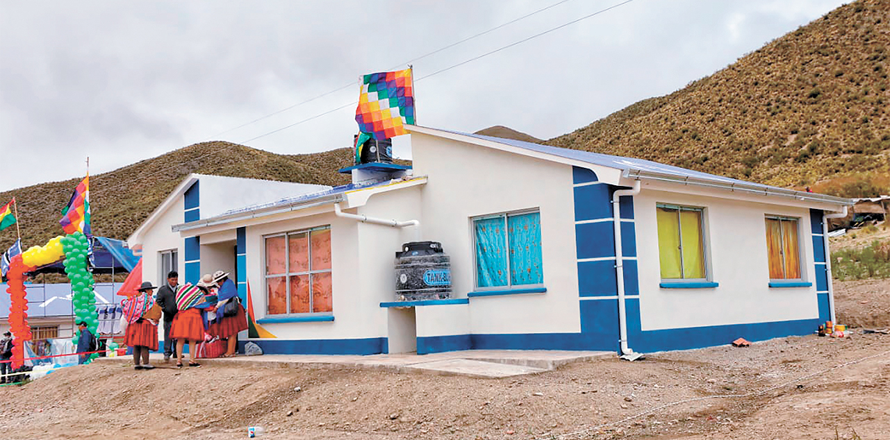 Las viviendas construidas por la AEVivienda. Foto: Archivo