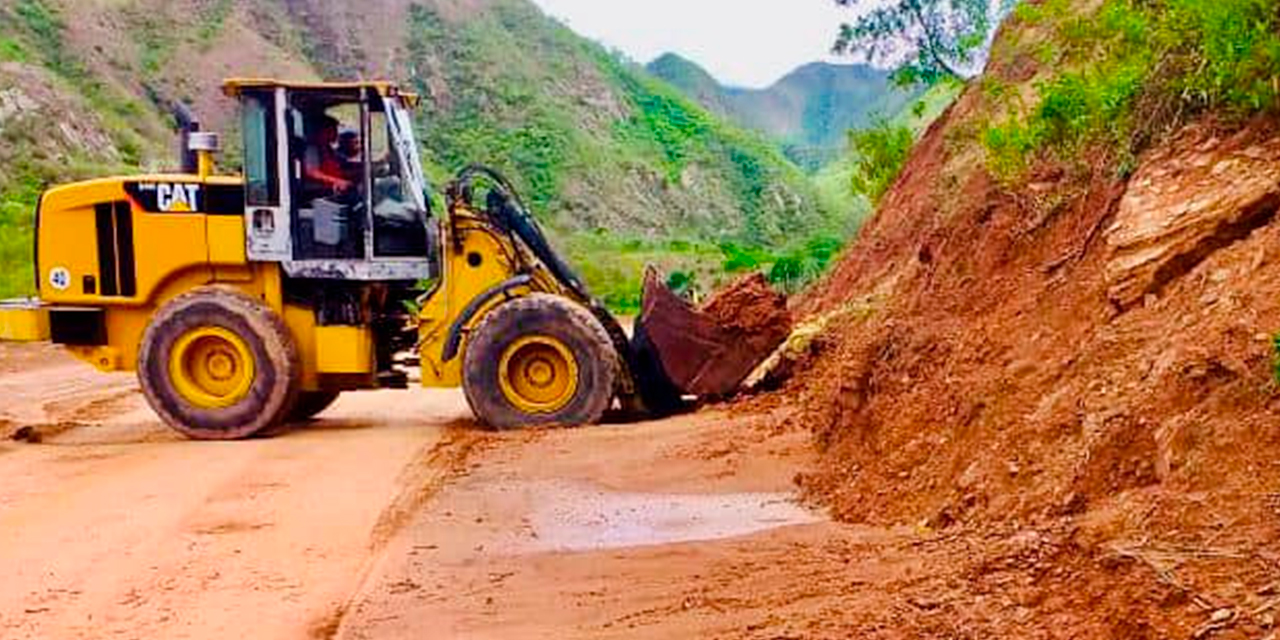 Trabajos de mantenimiento de una carretera. Foto: ABC