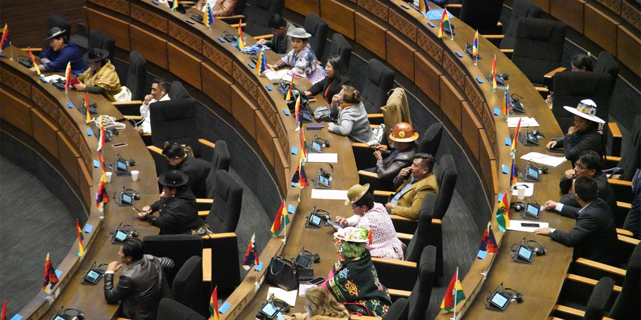 Una sesión de la Cámara de Diputados. Foto: Archivo