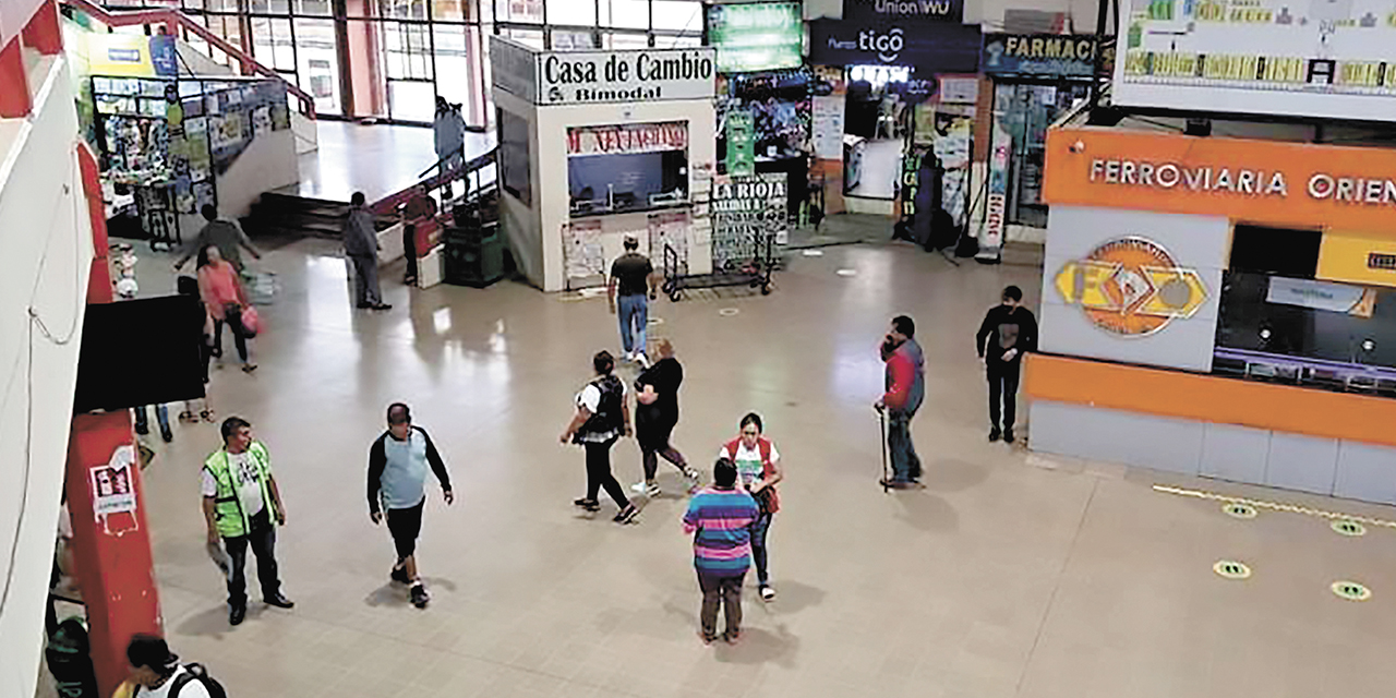 La Terminal Bimodal de la ciudad de Santa Cruz. 