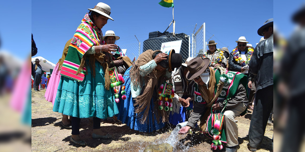 Con estos proyectos se garantiza el acceso al agua para la producción agrícola y ganadera. Foto: RRSS