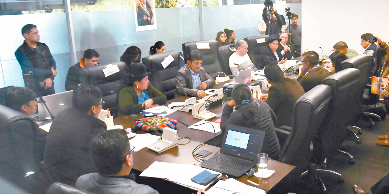 El tratamiento del PGE 2025 en la Comisión de Planificación de la Cámara de Diputados. Foto: APG