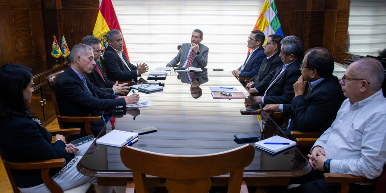 La reunión que se desarrolló entre Planificación y la Anapo.