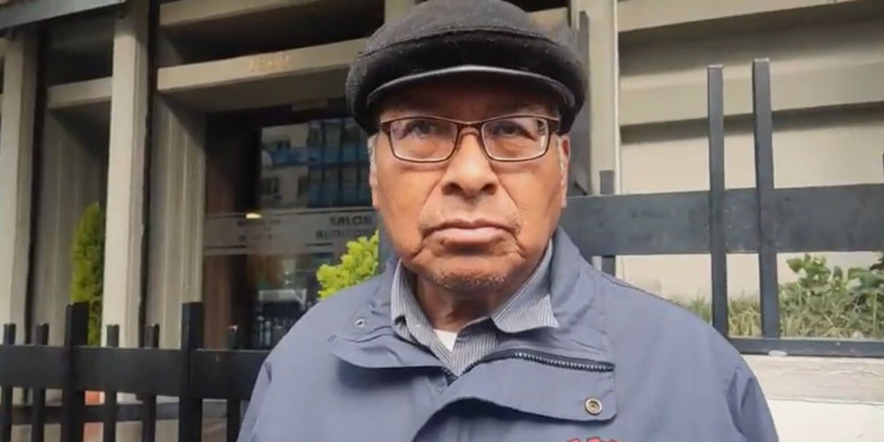 El representante de la Confederación Nacional de Jubilados, Rodolfo Ayala. Foto: Archivo.