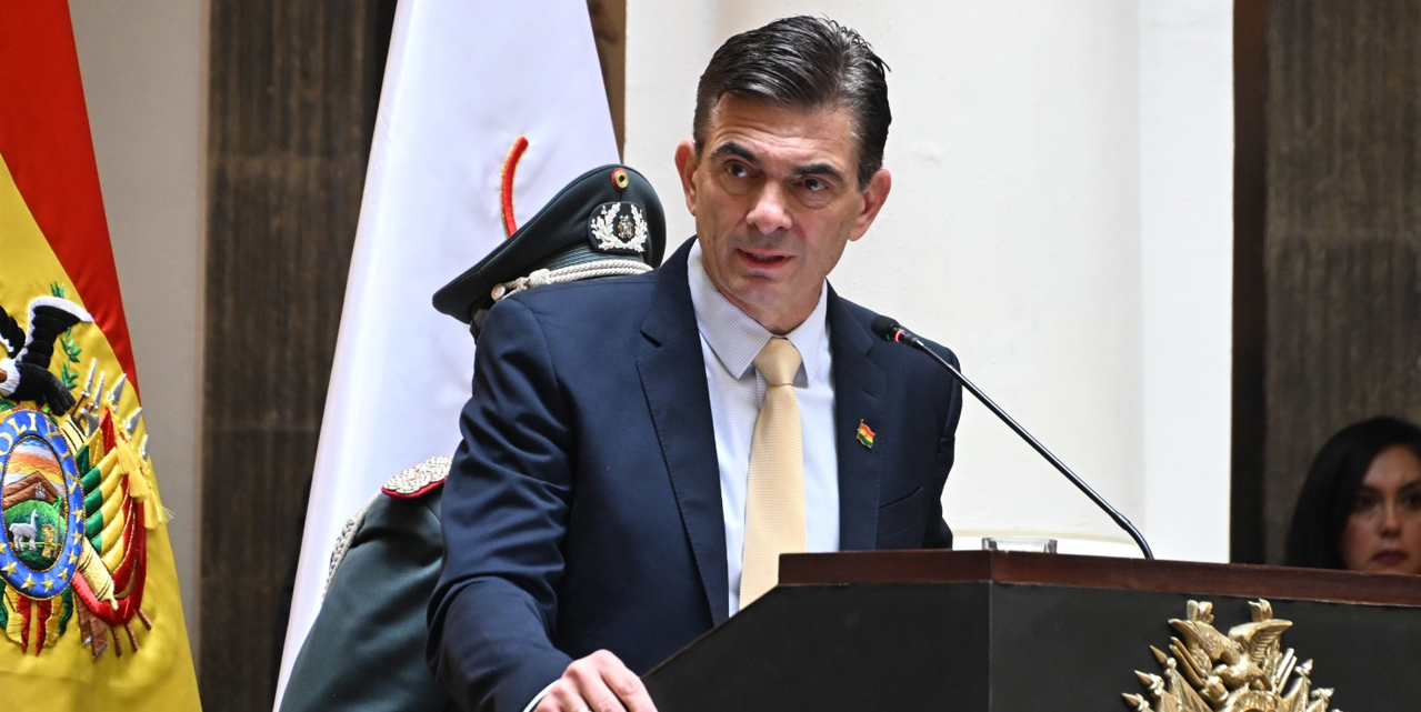 El presidente Rodrigo Paz.