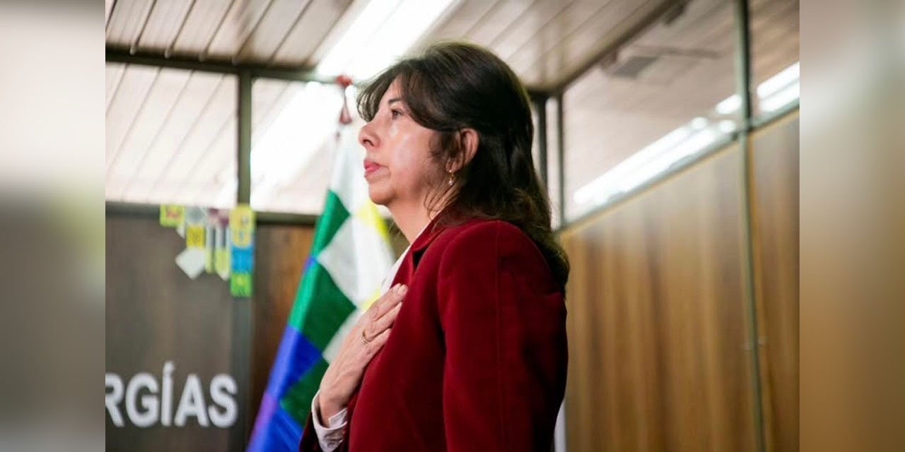 Tatiana Genuzio, la nueva viceministra del sector de hidrocarburos.