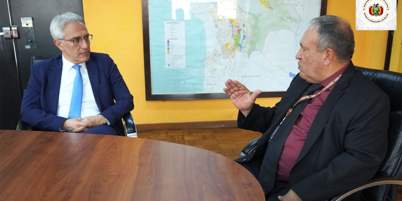 La reunión desarrollada entre el embajador turco y el titular de Minería.