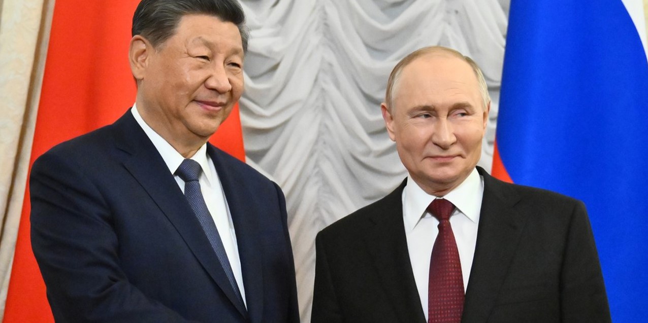 El presidente chino, Xi Jinping, y el líder ruso, Vladímir Putin. Foto Sputnik