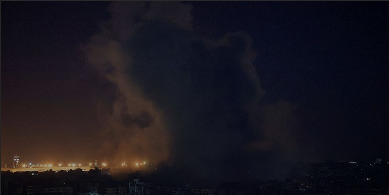 Bombardeo al Líbano. Captura de pantalla